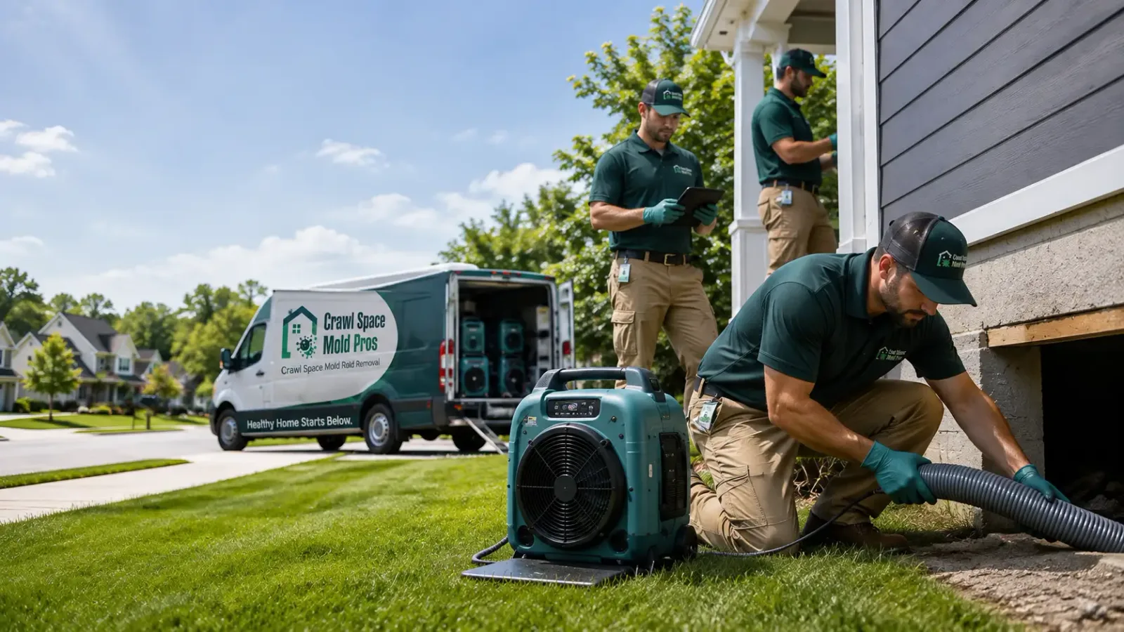 Crawl Space Mold Removal in Bedminster, NJ